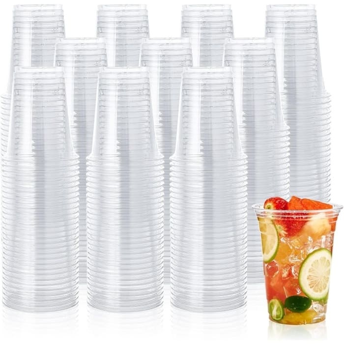 16 oz Clear Plastic Cups