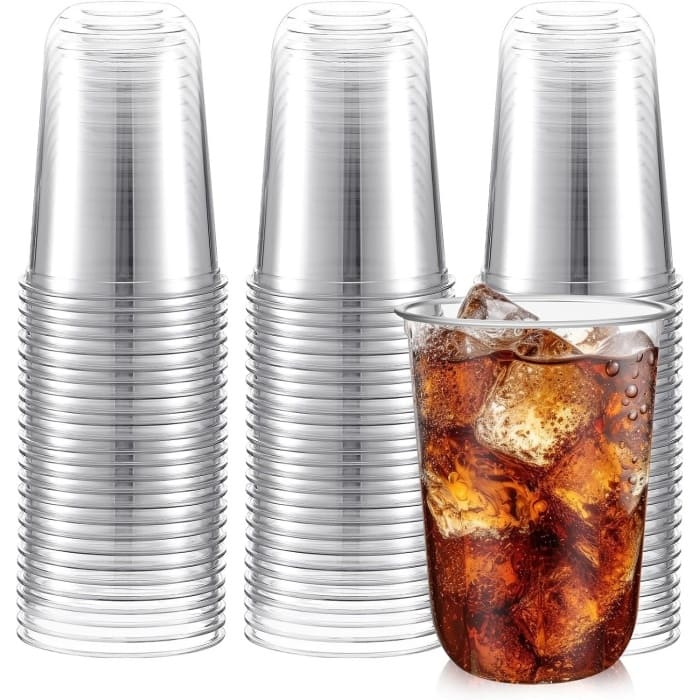 16 oz Disposable Plastic Cups