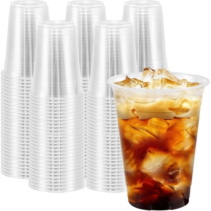 16 Ounce Clear Plastic Cups